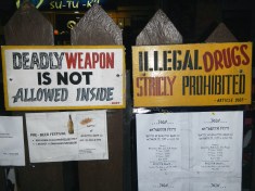 Security signs, Cebu, Philippines Security signs, Cebu, Philippines