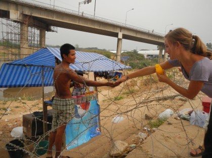 Burma border at Mae Sot, Thailand Burma border at Mae Sot, Thailand