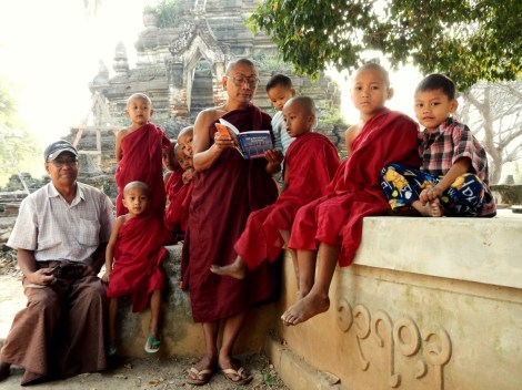 young monks Shwebo Myanmar