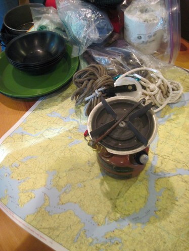 Camping & portage gear- Boundary Waters, Minnesota