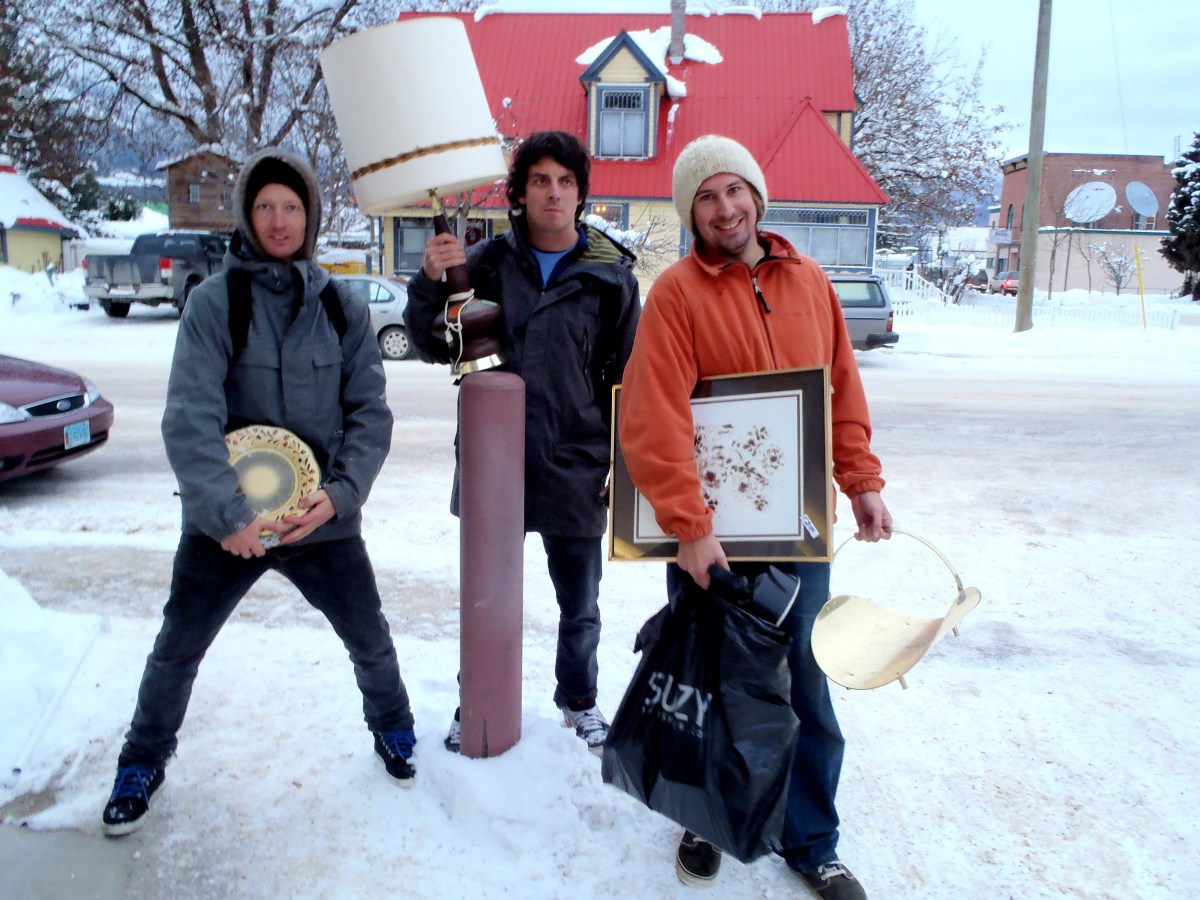 Thrift shopping, Revelstoke Canada