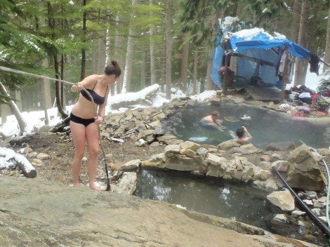St. Leon hot springs, Revelstoke, British Columbia