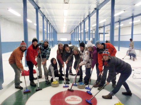 Curling team, Revelstoke, Canada