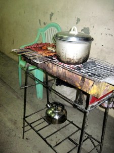 Street bbq, Cebu, Philippines