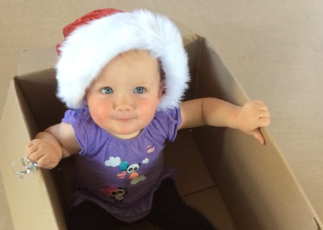 baby celebrates Christmas in New Zealand