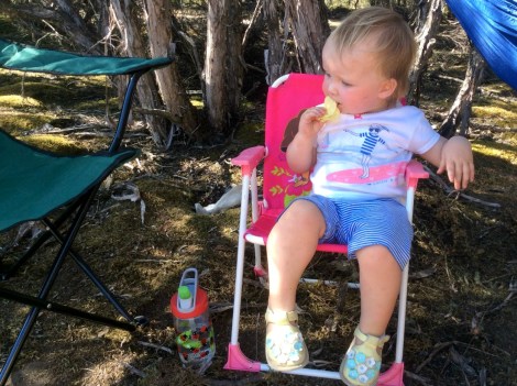 camping with baby