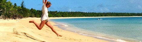 adventure travel beach jump Tonga