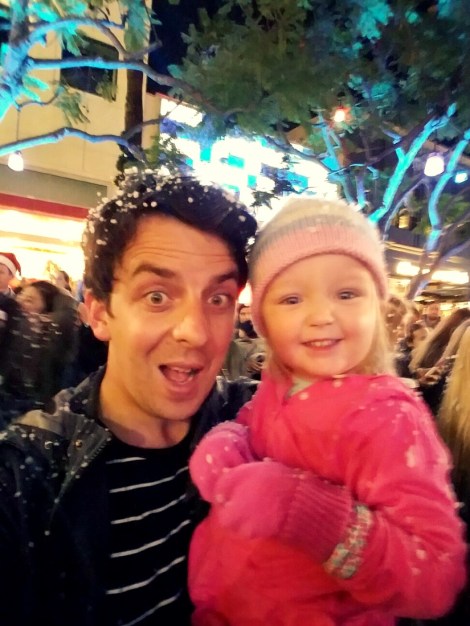 celebrating holidays with kids selfie