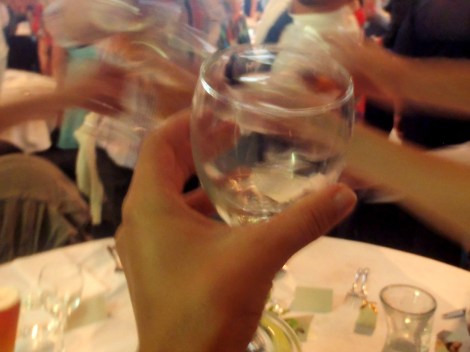 New Year celebration cheers