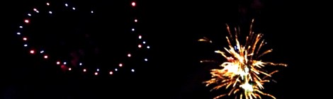 new year fireworks Scottish style