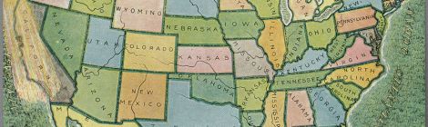 Greetings from California postcard