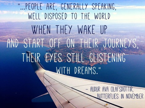 travel book quote Olafsdottir