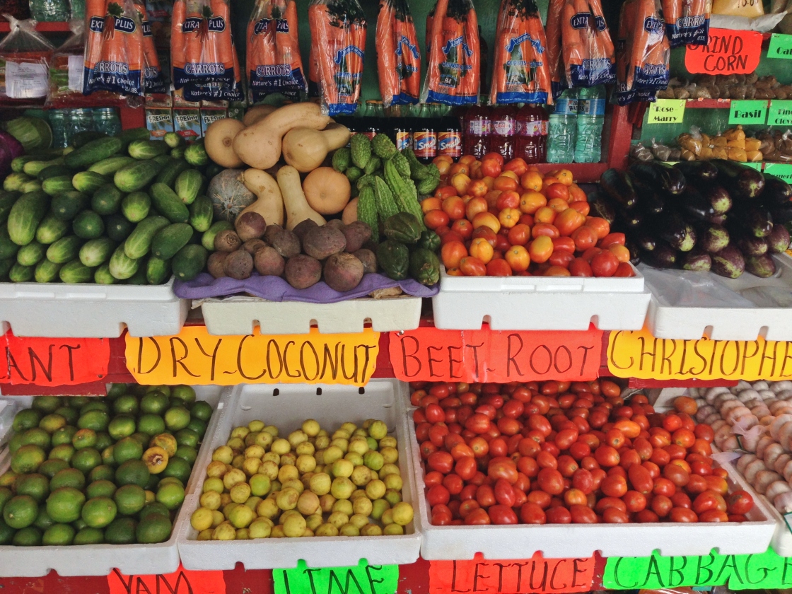farmers market stall trinidad