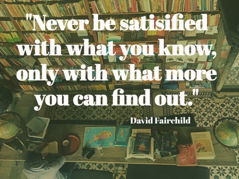 travel quote about food, David Fairchild